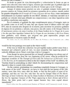 traduccion tiziano correggio grabado pinturas, translation printmaking engravings painting
